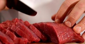 cortar carne com perfeição